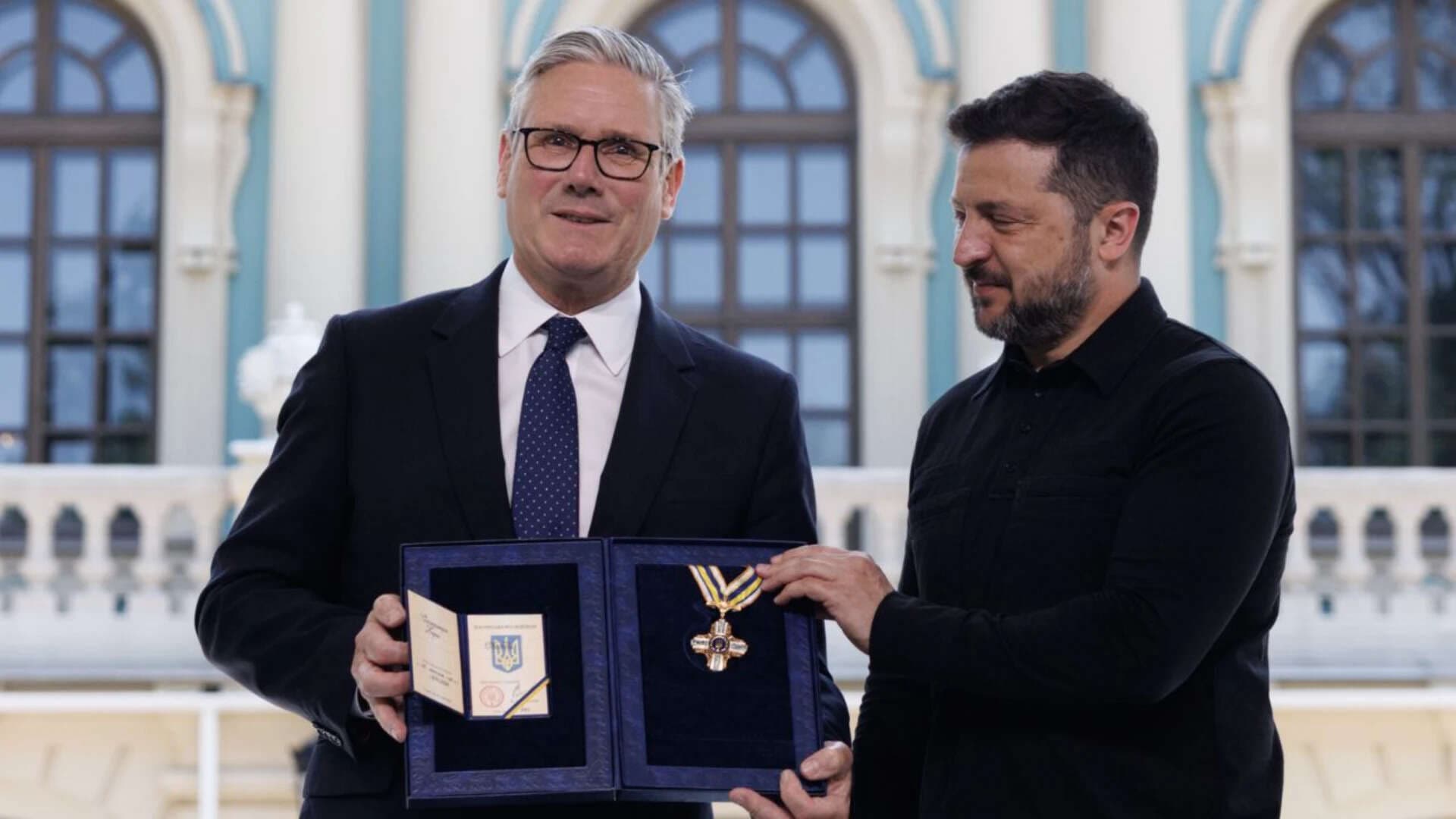 Watch: Ukraine honours UK PM Keir Starmer with highest foreign award