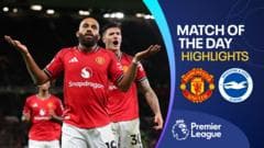 Man Utd put four past Brighton for third successive win