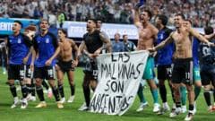 Argentina face action over Falklands banner