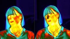 Your nose gets colder when you're stressed. These thermal images show the change
