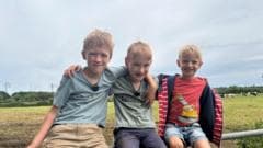 Kids collect five bags of litter left on riverbank