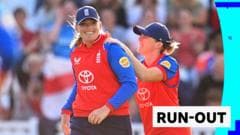 'Fabulous fielding' - Ecclestone runs out Bhatia in style