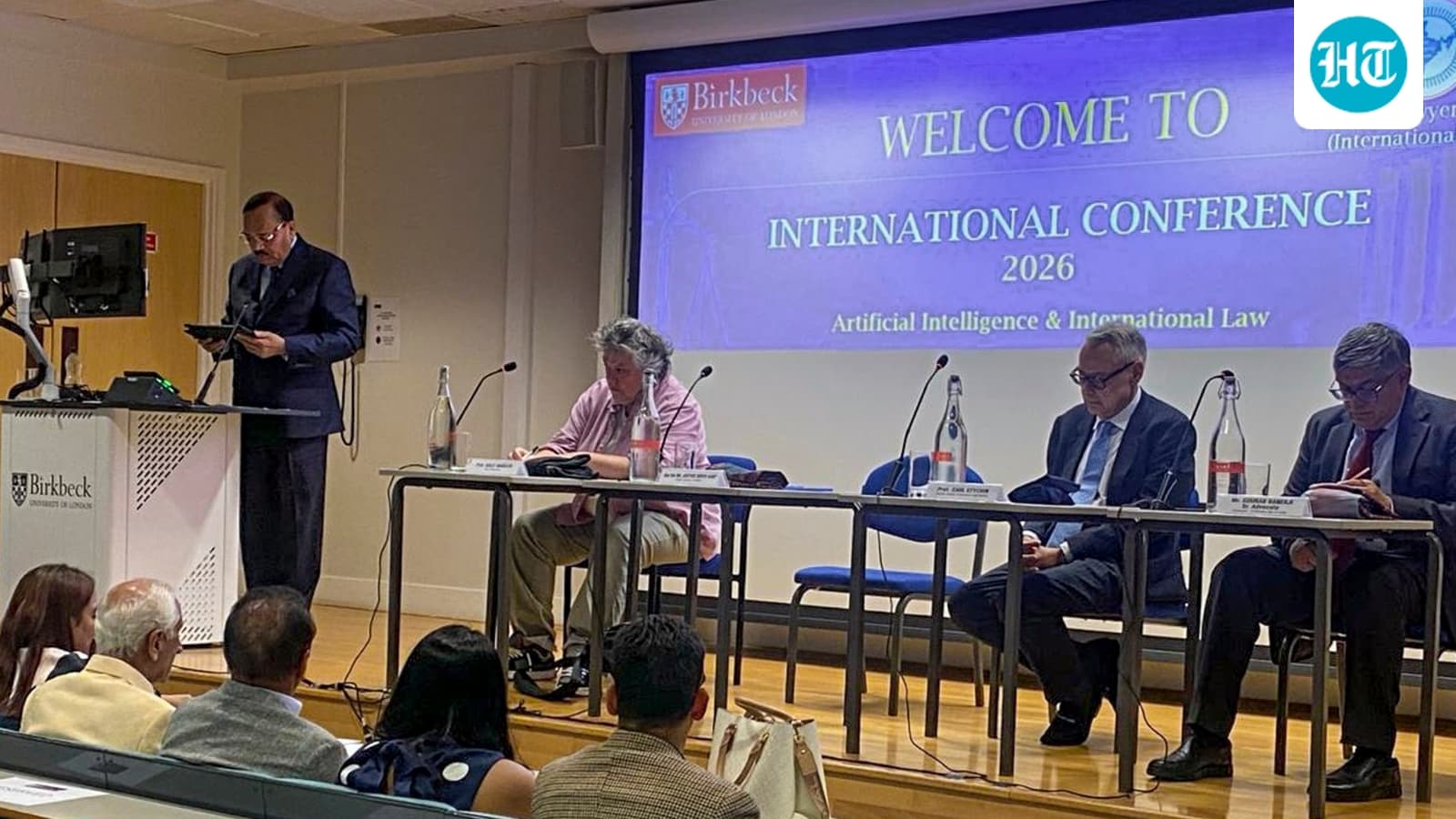 Tense exchange over ‘dissent in India’ question at CJI Surya Kant's London lecture event; Cockroach Party flags videos